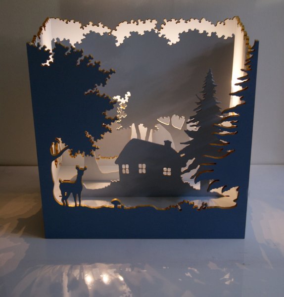 Новогодний бумажный туннель