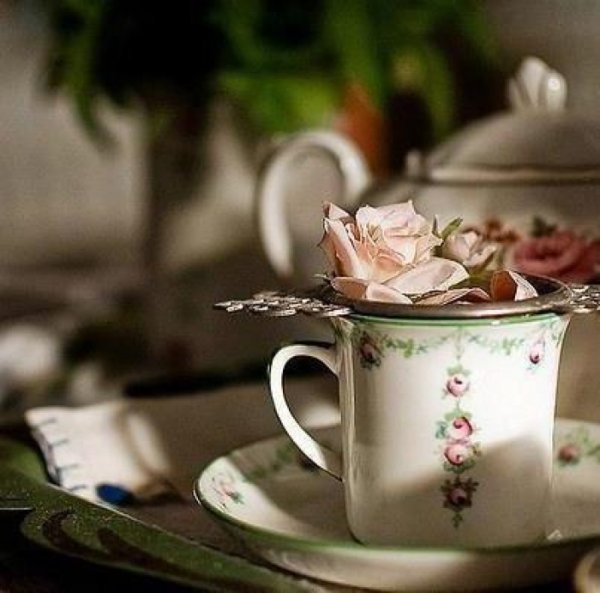 Винтажная чашка для чая