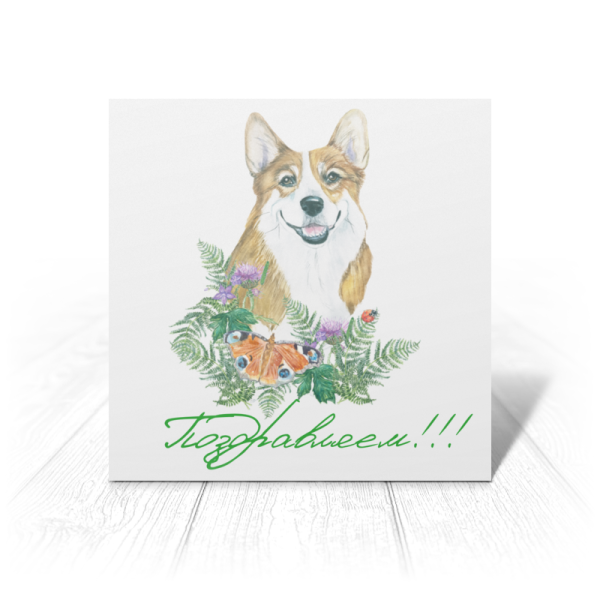 Корги с днем рождения