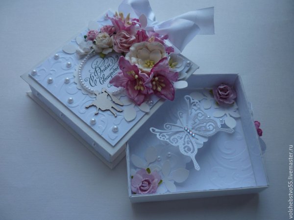 Скрапбукинг коробочки для подарков