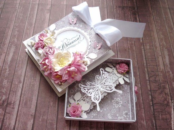 Скрапбукинг коробочки для подарков