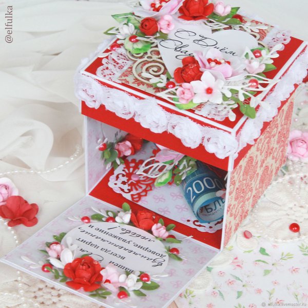 Коробочки для подарков на свадьбу