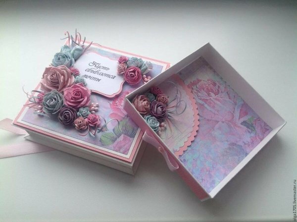 Скрапбукинг коробочки для подарков