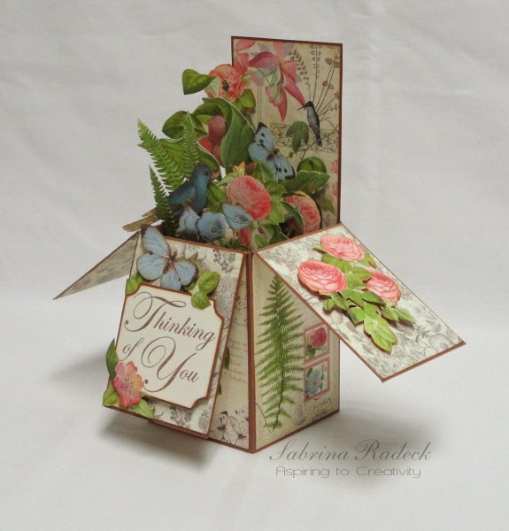 Коробочка складная Скрапбукинг