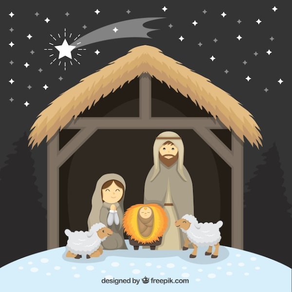 Рождественская открытка для воскресной школы