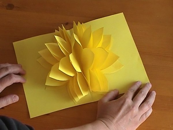 Киригами елка