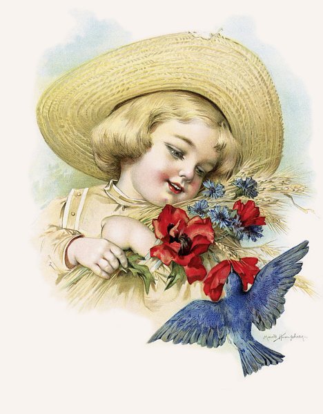 Художница Maud Humphrey Bogart