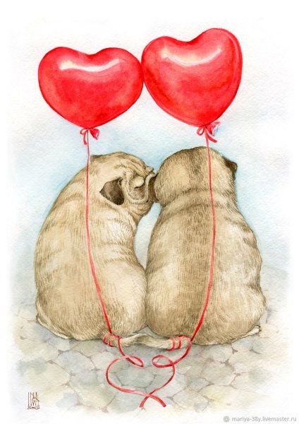 Открытки для влюбленных парочек