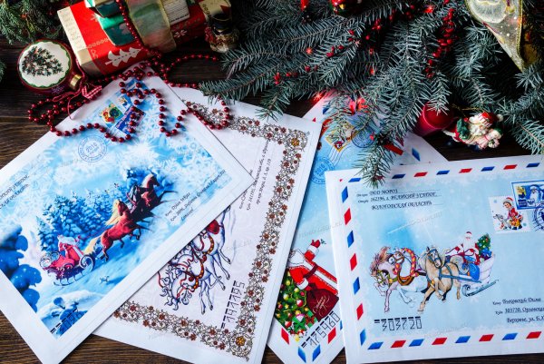Новогодние картинки для письма