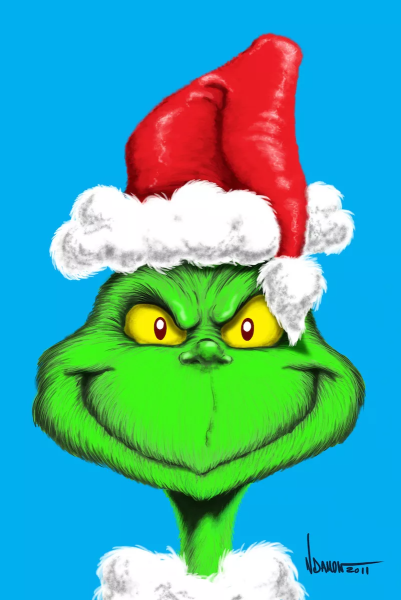 Гринч похититель Рождества улыбка
