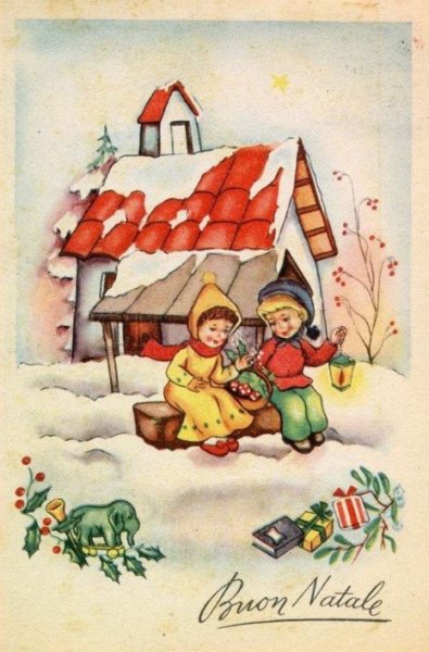 Итальянские новогодние открытки