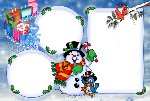 Новогодние рамки для фотошопа