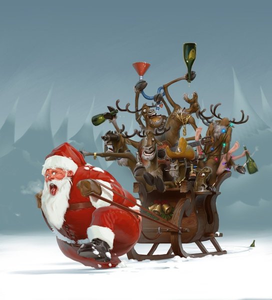 Олени Санты