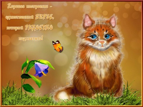 Пожелание улыбок и хорошего настроения