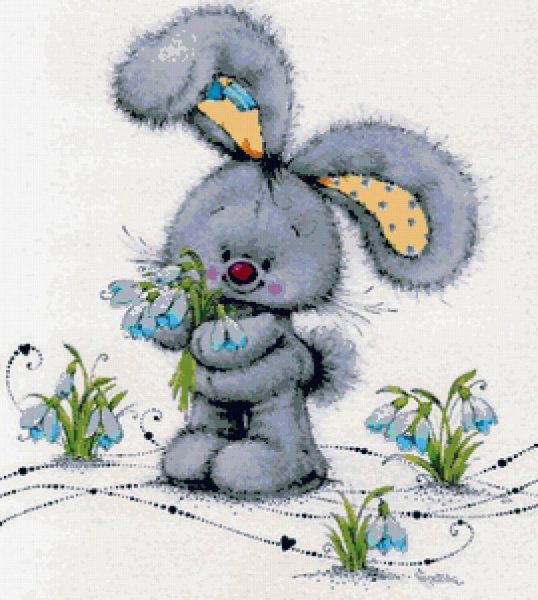 Открытки с зайчиками