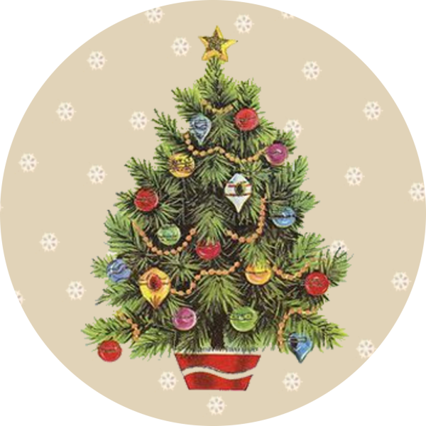 Елочка в круге