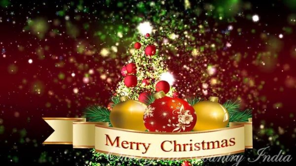 Happy Christmas открытка