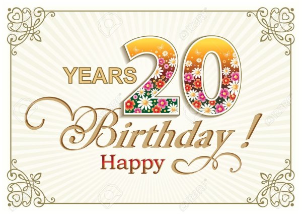 20 Лет Happy Birthday
