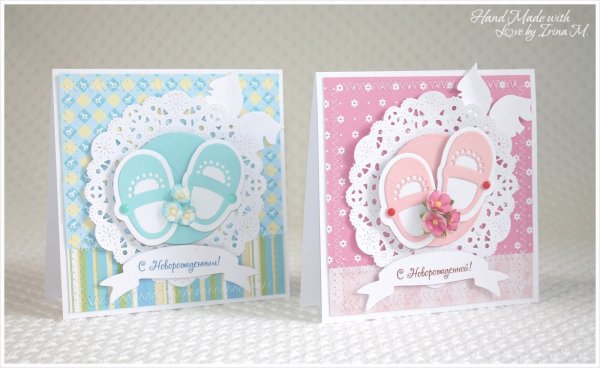 Открытки для новорожденных