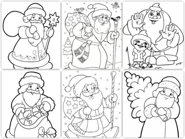 Новогодние рисунки для срисовки карандашом