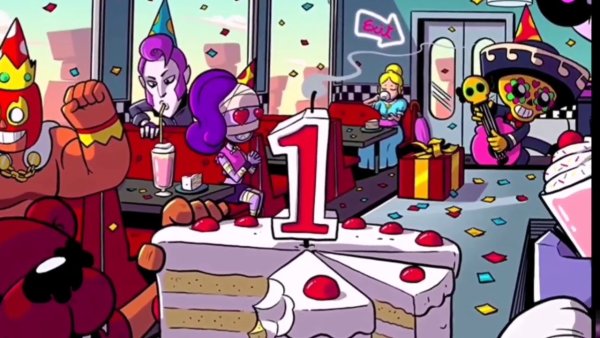Brawl Stars с днем рождения