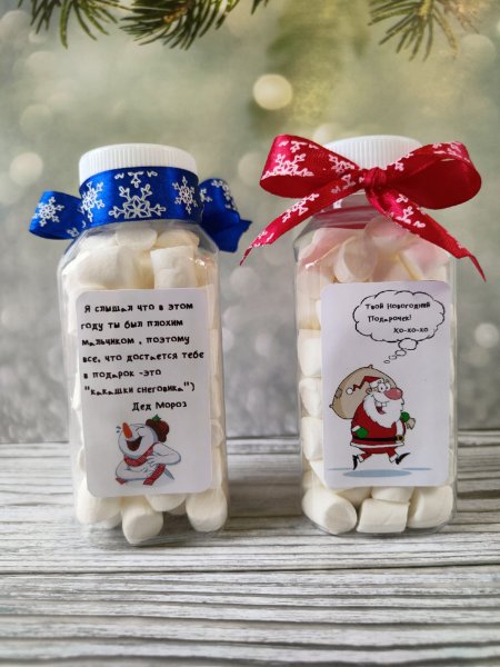 Подарок от снеговика тик так