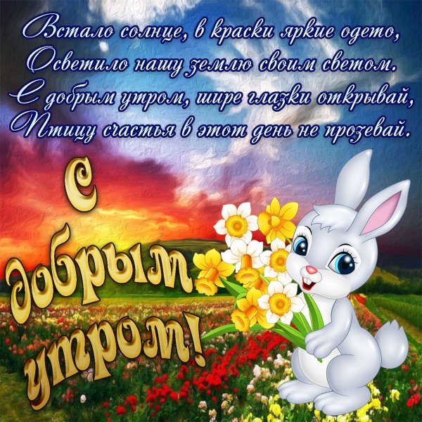 Доброе утро и отличного настроения