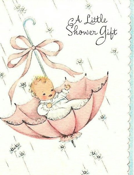 Открытка с рождением девочки