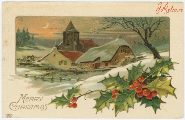 Эстонские Рождественские открытки