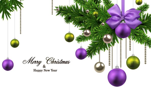 Фиолетовый Новогодняя рамка