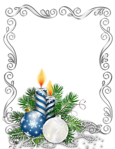 Новогодняя рамка для формата а4