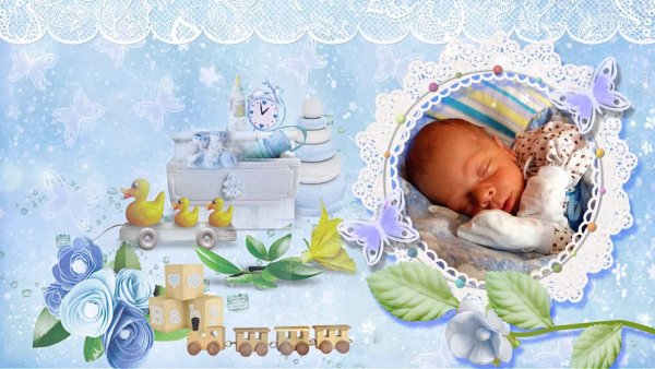 Открытка "с рождением внука!"