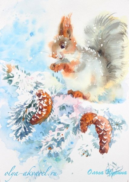Акварели Ольги Цуриной