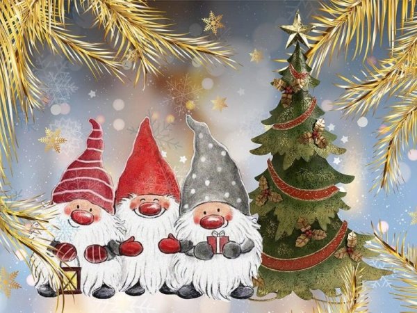Новогодние гномики