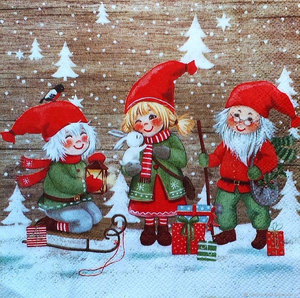 Новогодние сказочные Гномы