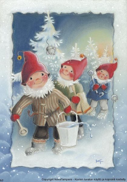 Дед Мороз художник Зарубин