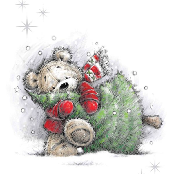 Мишка Тедди с новым годом