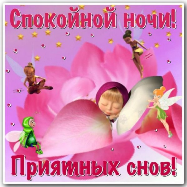 Спокойной ночи приятных снов