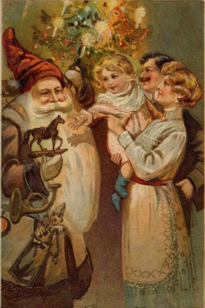 Старинные открытки с новым годом