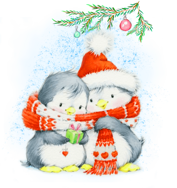 Новогодние иллюстрации Марины Федотовой