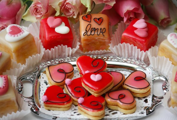 Пирожное сердечко