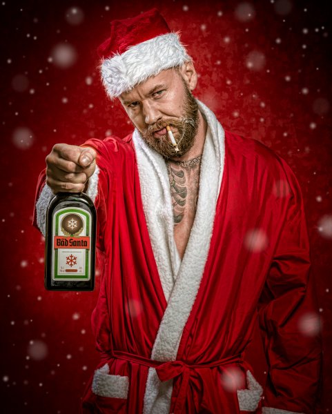 Брутальный дед Мороз