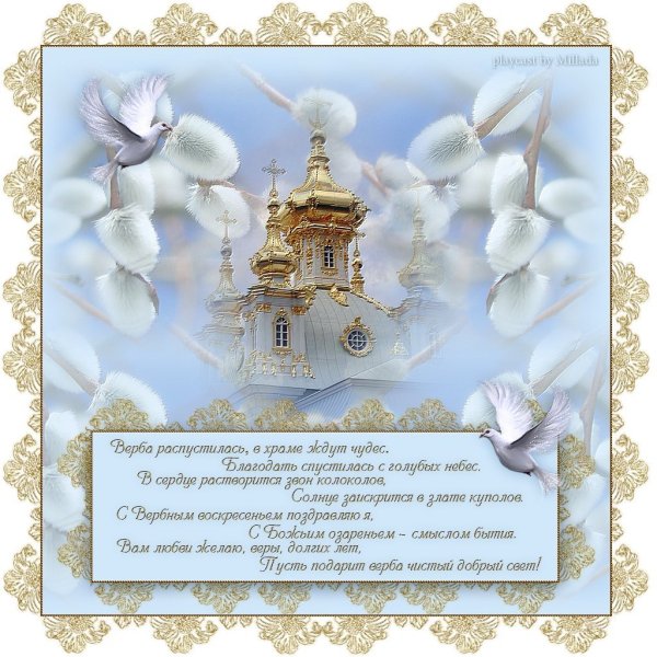 С Вербным воскресеньем добра и здоровья