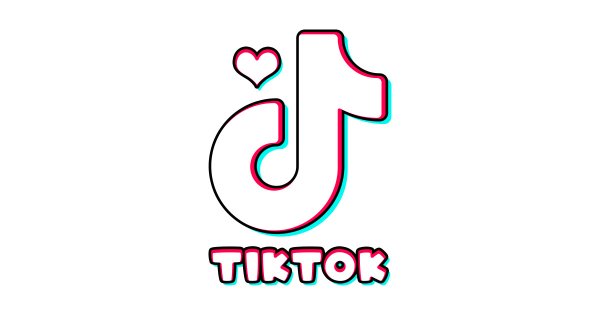 Значок тик ток трафарет