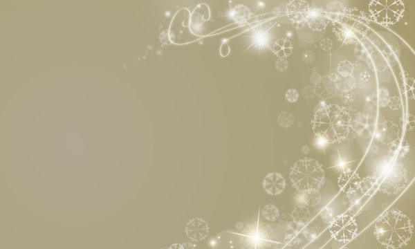 Новогодний фон в светлых тонах