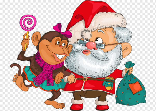 Веселые новогодние персонажи