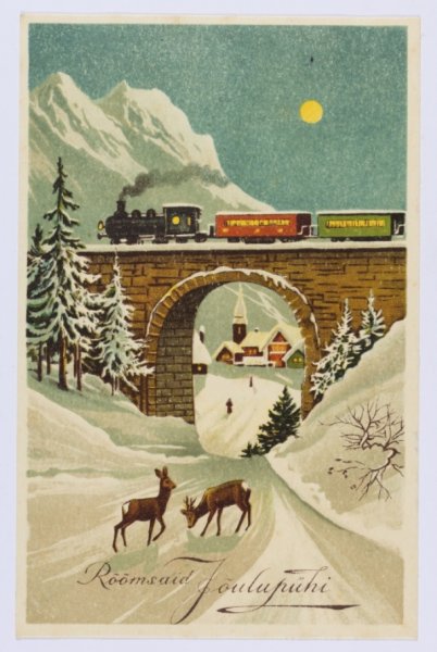 Эстонские Рождественские открытки