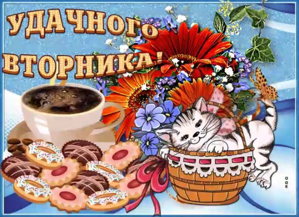 Открытки с добрым утром вторника