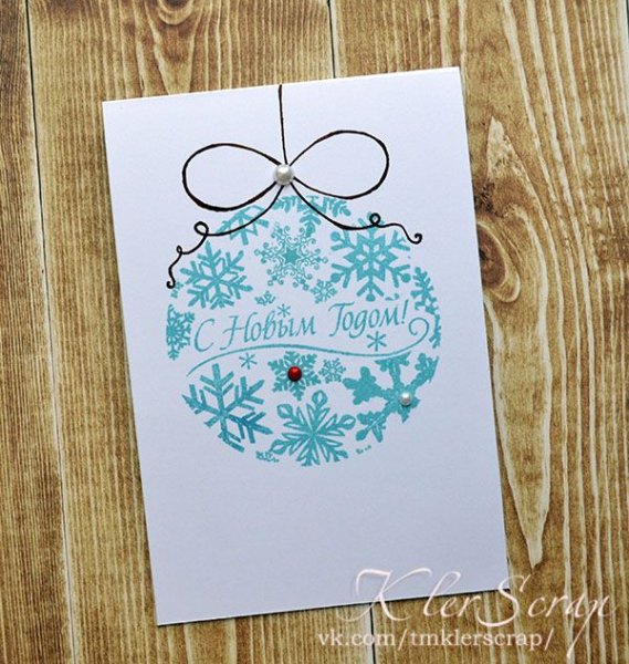 Открытки на новый год фломастерами