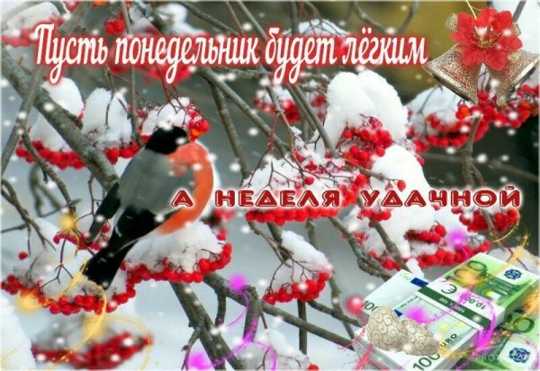 С добрыи зимнем утром понедельника